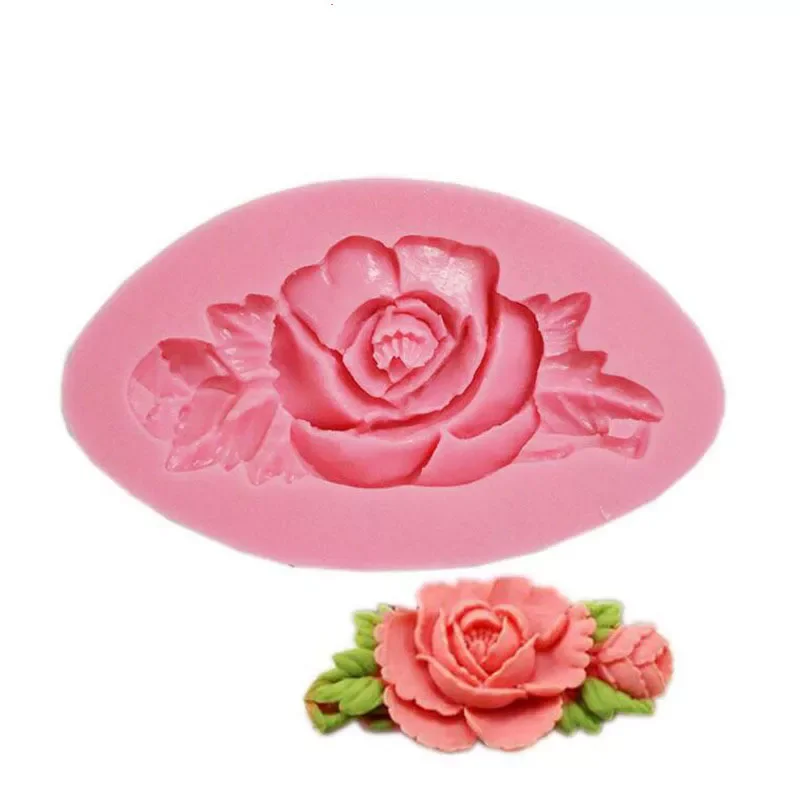 

2022New DIY Craft Silicone Mold 6.6cm Single Mini Flower Fondant Mold Silicone Sugar Mini Mold Craft Molds