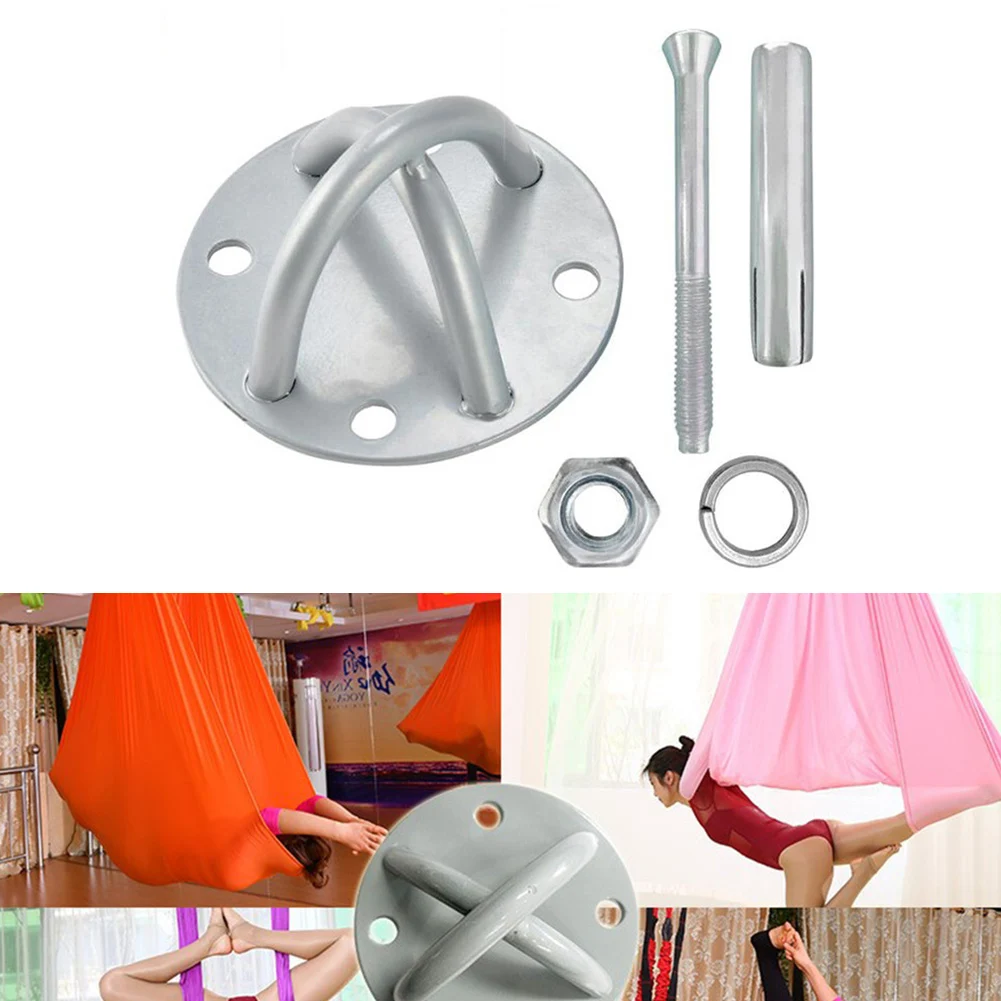 

Metal Sturdy Heavy Ceiling Hooks W/ Expansion Screws For Yoga Suspension-Training Belt Hanging Chair Sleeping Bed Swing Sandbag