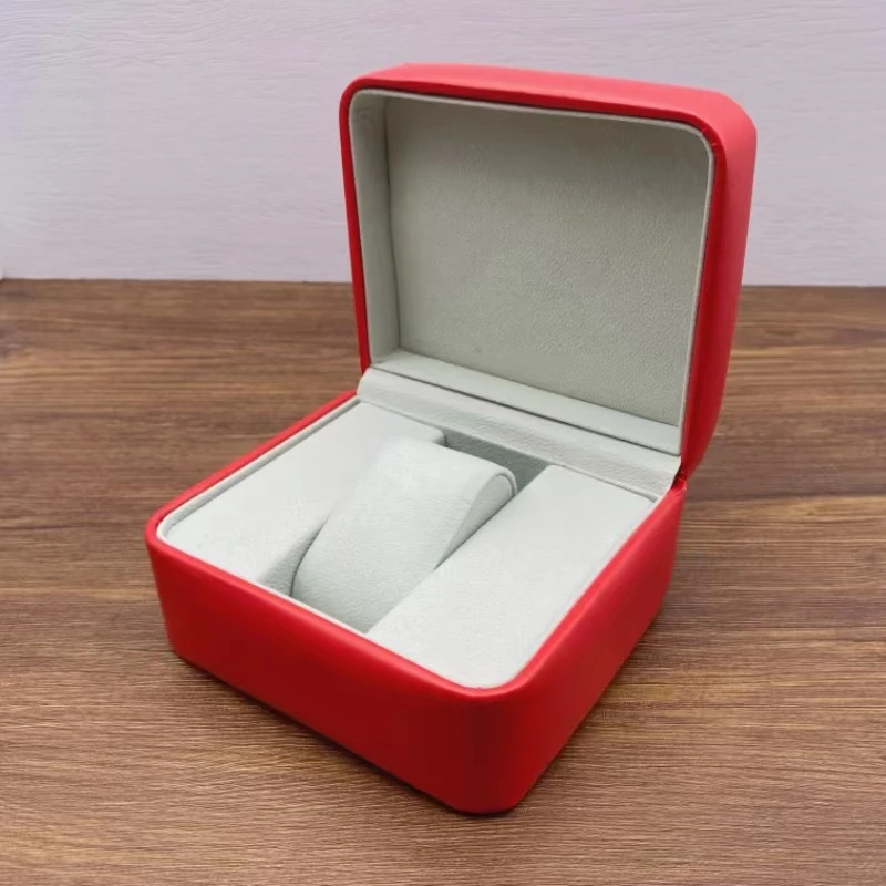 Factory Supplier RED  with Original Wooden Watch Box Luxury Brand with Papers Card Can Customization AAA Watche