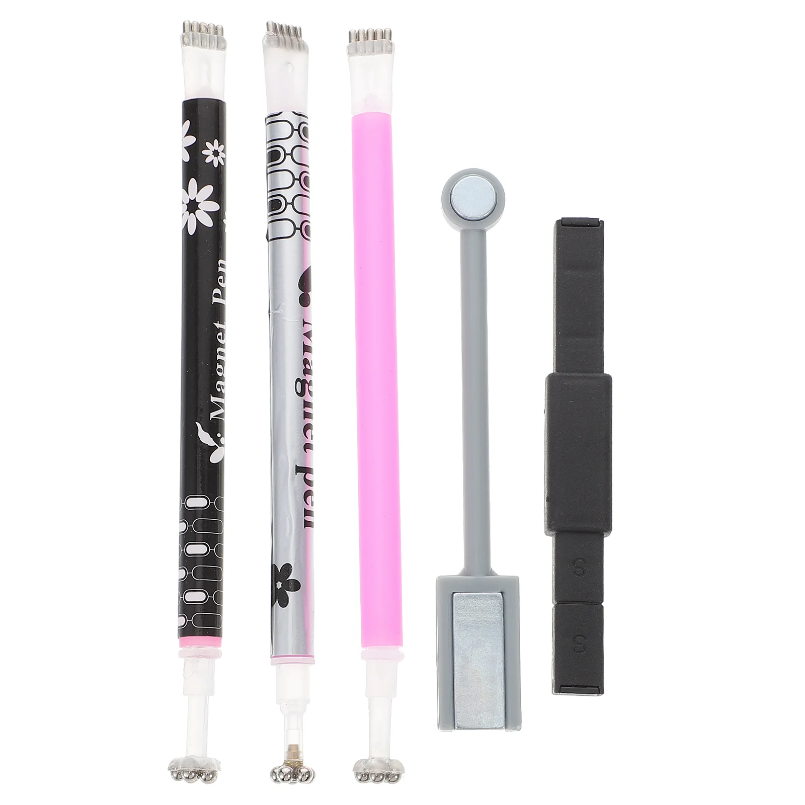 

Nail Pen Cat Eye Artpensmagnet Tools Brush Design 3D Dotting Tool Stick Flower Head Double Drawing Extension Fake Brushes