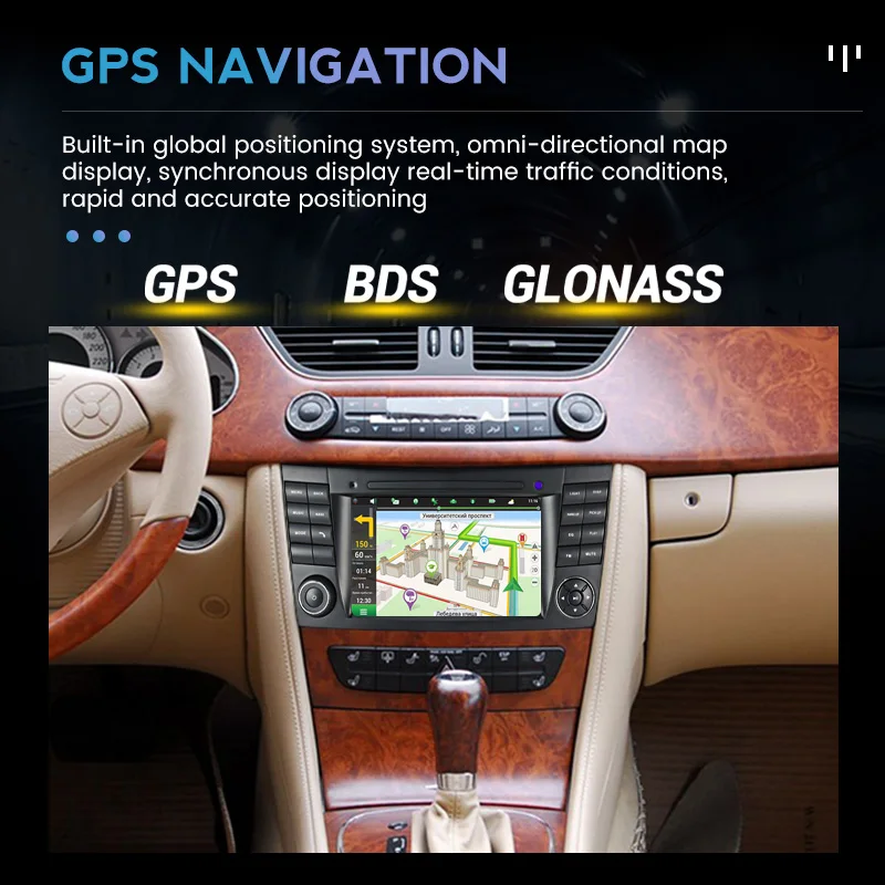 MEKEDE Android 11 DSP 2 ГБ + 32 для Mercedes Benz E-Class W211 W219 E200 E220 E300 автомобильный мультимедийный
