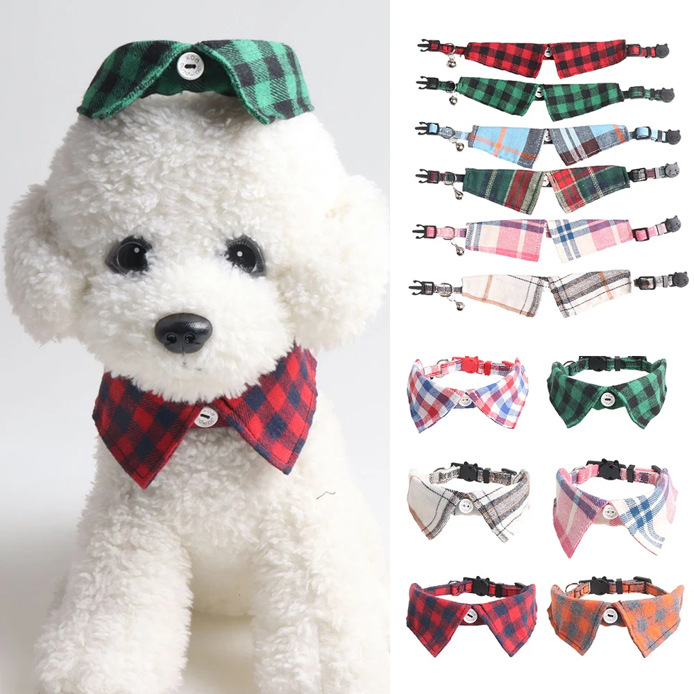 

Bowtie for Cat Collar Plaid Adjustable Cat Bow Tie Collar for Purple Small Dog Wedding Formal Tuxedo Suit Outfits Puppy Cat