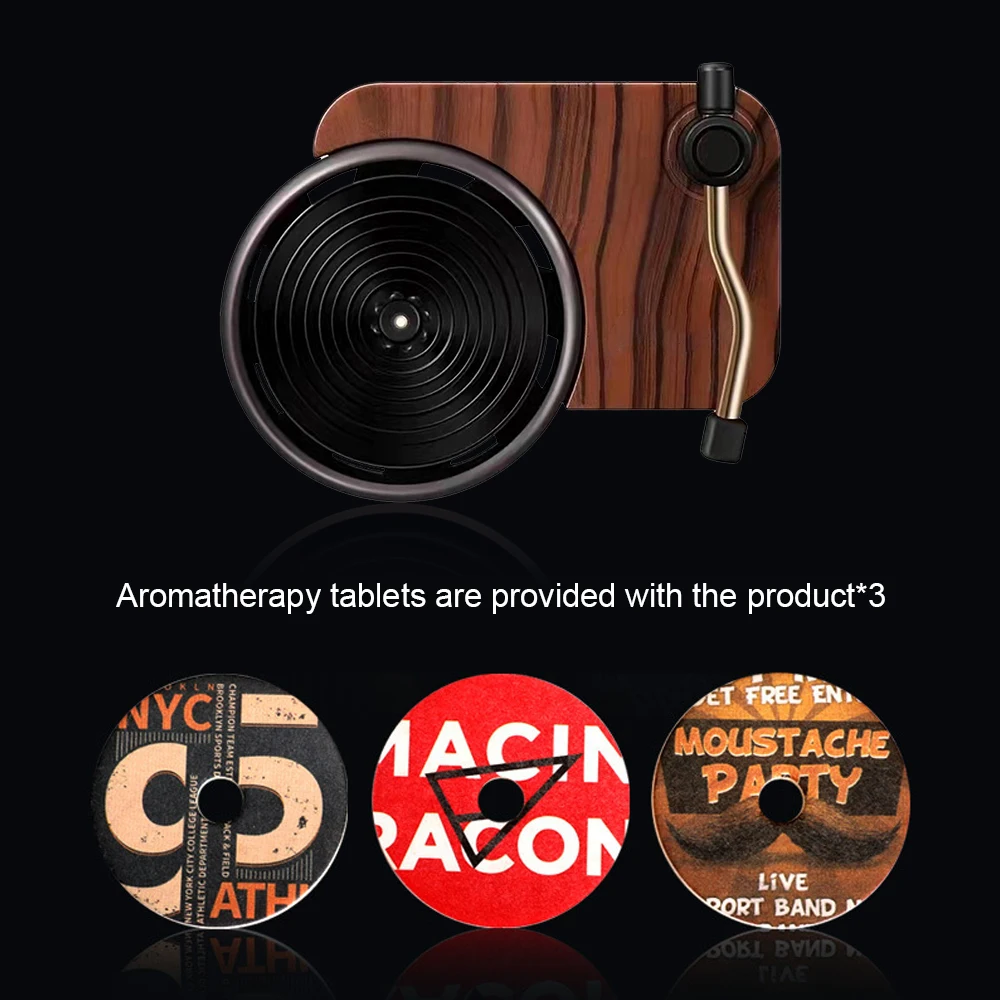 

Car Air Freshener Phonograph Smell In The Styling Vent Perfume Diffuser Record-Player Design Fragrance Air Fresheners Clip