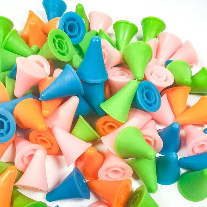

10/20 pcs Mixed Color Rubber Sweater Needle Protector Stuffed Bamboo Needle Cap