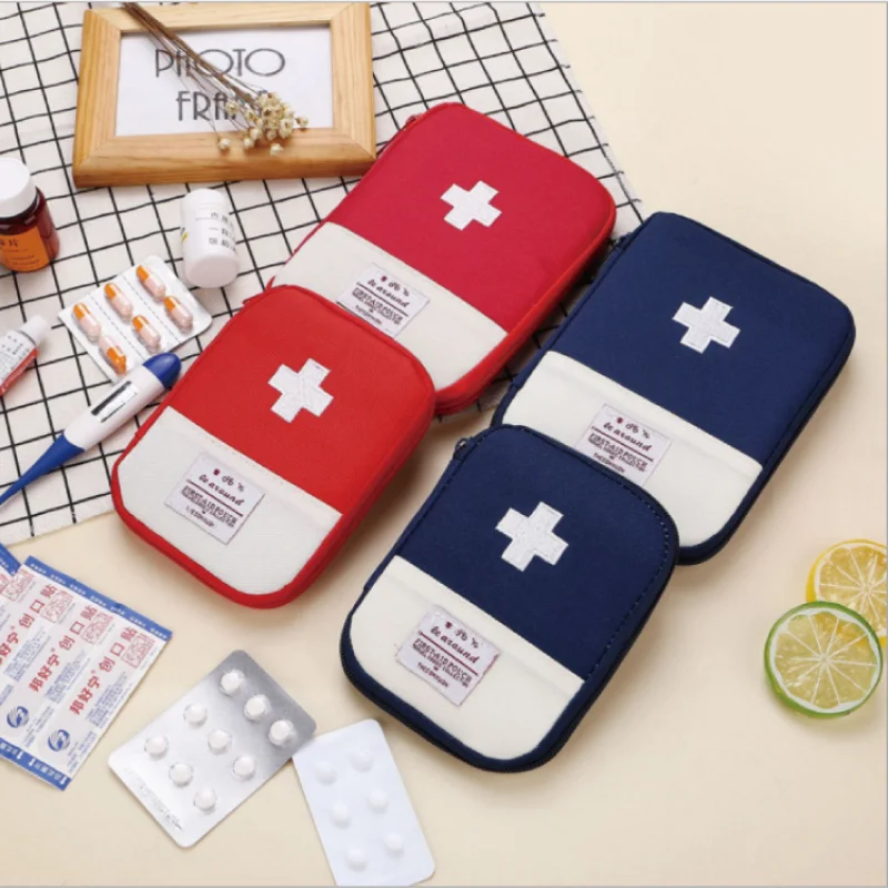 

Portable First Aid Medical Kit Travel Outdoor Camping Useful Mini Medicine Storage Bag Camping Emergency Survival Bag Pill Case