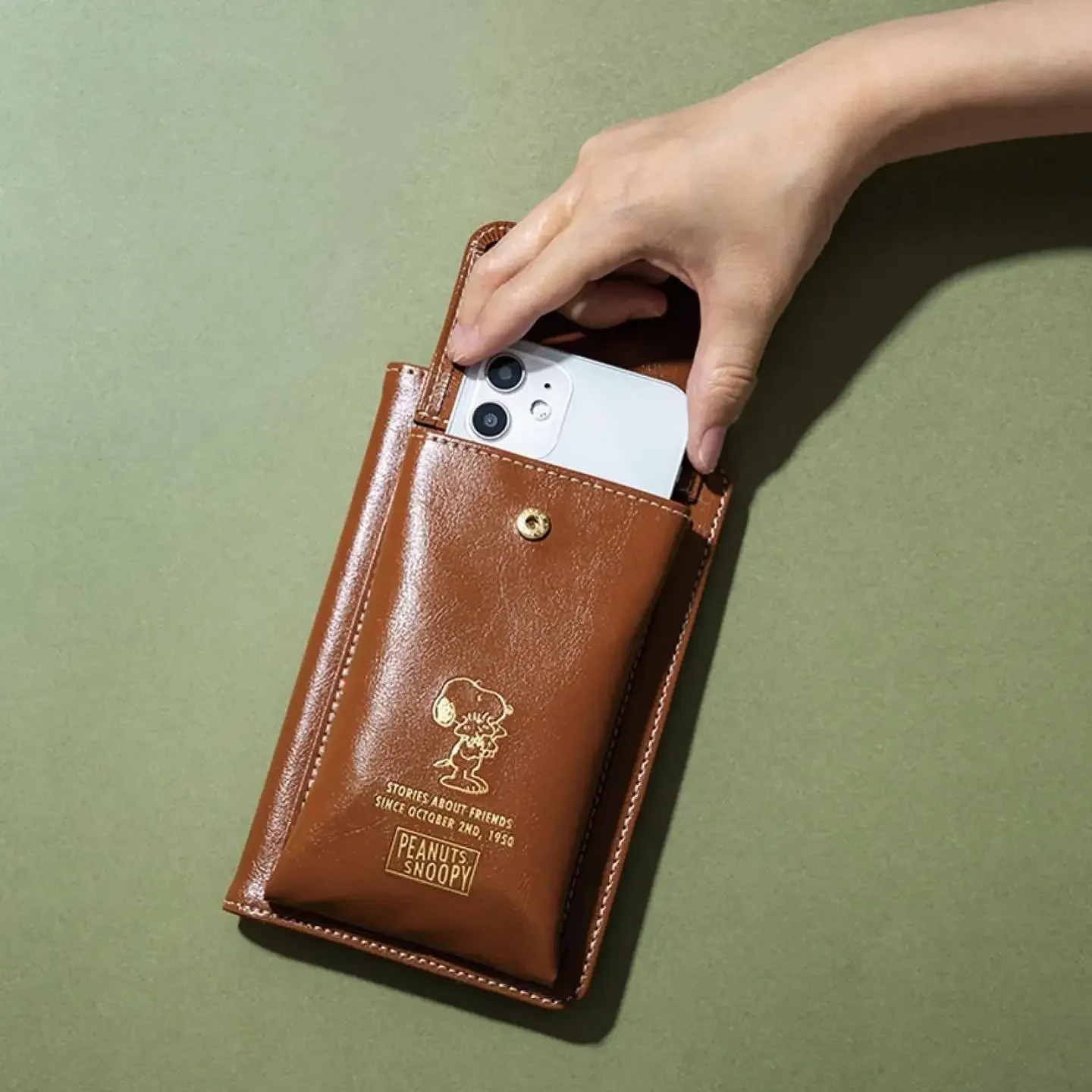 Snoopy Puppy Dog с несколькими позициями для карт милый кошелек вертикальный через