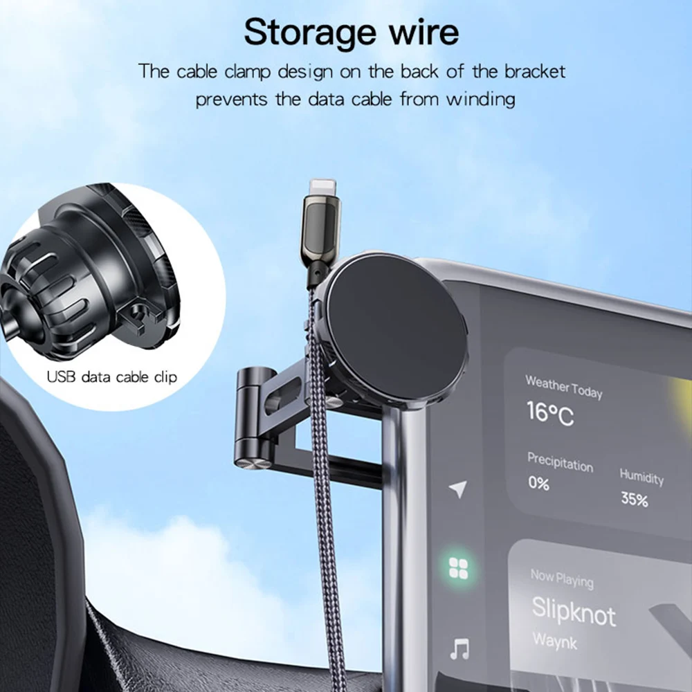 Магнитный автомобильный держатель для телефона Tesla Model 3 Y аксессуары