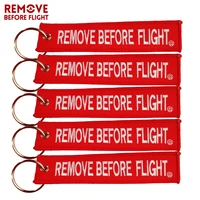 remove before flight embroidery key fobs key tag motorcycles cars backpack chaveiro keychain for friends fashion key ring gifts
