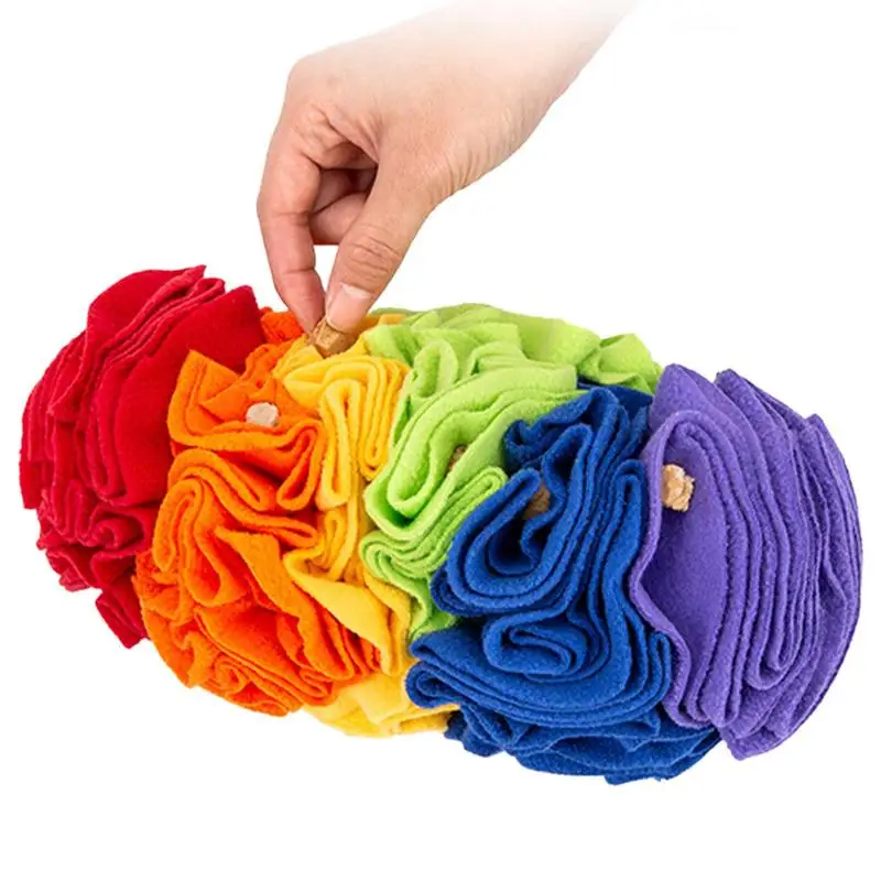 

Sniff Mat For Dogs Puppy Feeding Pads Dog Puzzle Toys Enrichment Pet Foraging Mat For Smell Training And Slow Eating