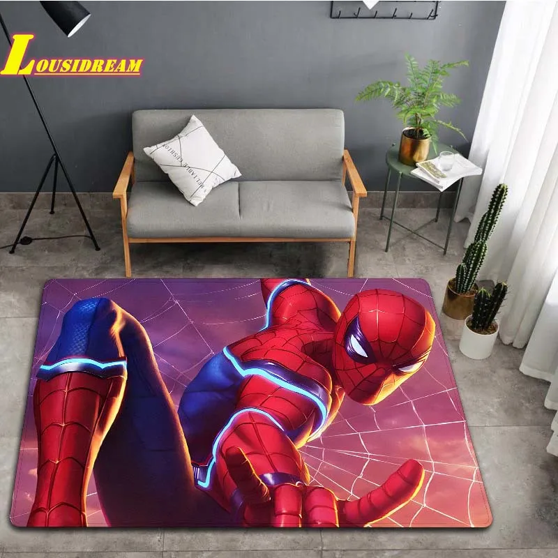 

Spider Rug 3D Printed Spider Graphic Rug Boy Room Decor Flannel Rug Outdoor Travel Rug Car Mat Picnic Mat Birthday Gift Rug