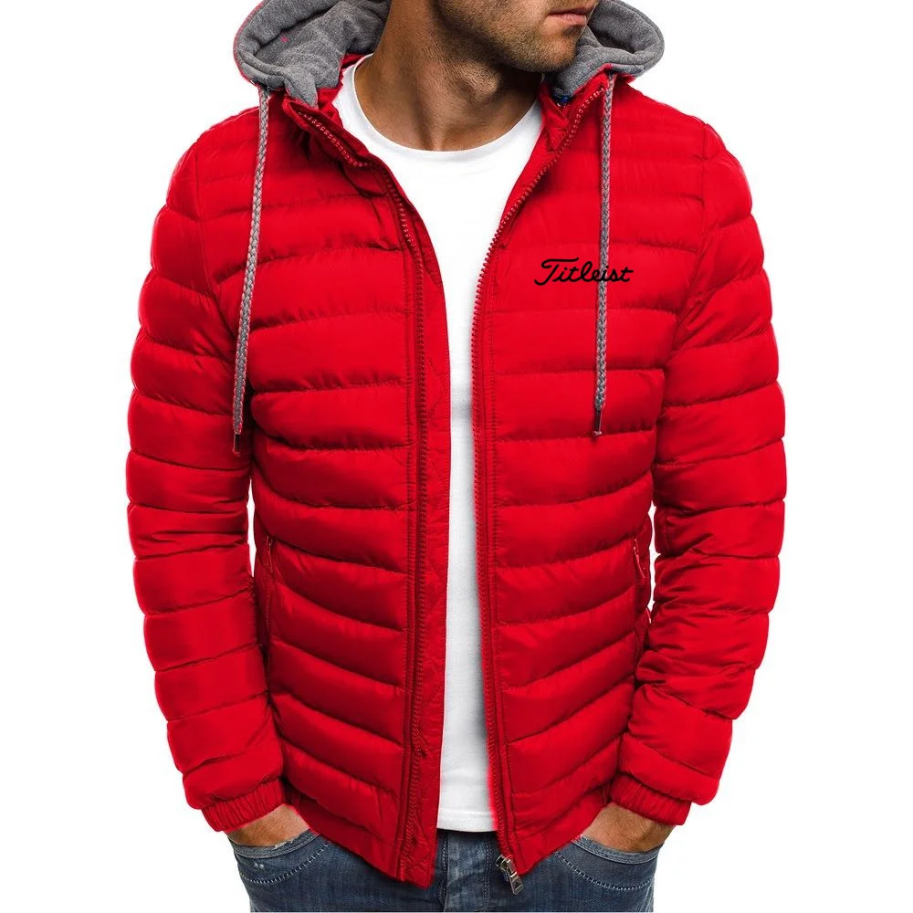 2022 winter new down cotton coat men's outdoor sports European size hooded thick cotton coat loose men's cotton coat
