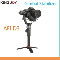 kingjoy afi d3 gimbal stabilizer for camera handheld gimbals 3 axis video mobile for all models of dslr with servo follow focus
