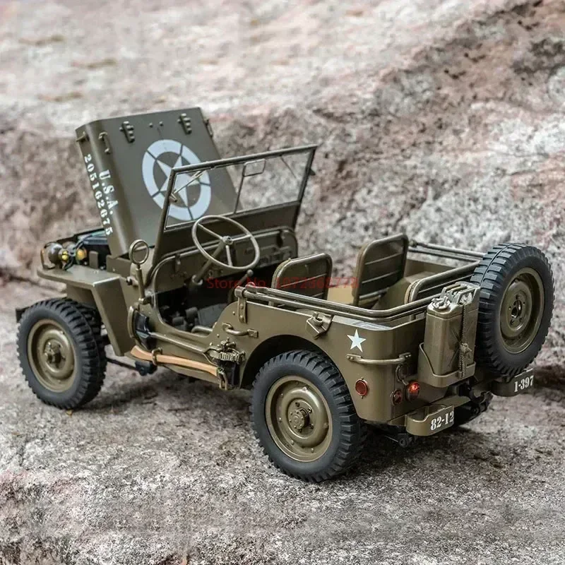 2 4g 1:12 1941 для Willys Mb Scaler Jeep 4wd Rtr краулер скалолазание масштаб военный грузовик багги