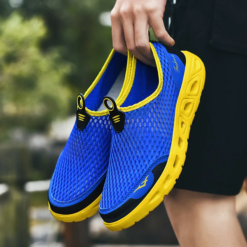 

2022 Women Aqua Shoes Outdoor Breathable Beach Shoes Lightweight Quick-drying Wading Shoes Sport Water Camping Sneakers
