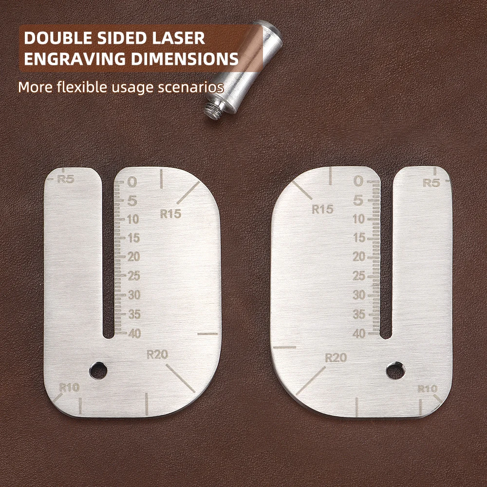 Стальная Пресс-плита Кожаный Шпатель Вспомогательный Нож Для Сноса R5 R10 R15 R20