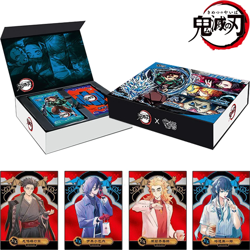 

Genuine Demon Slayer Series Anime Character Super Rare Hidden Cards Collection TCG Game Card Booster Box Children Hobby Toy Gift