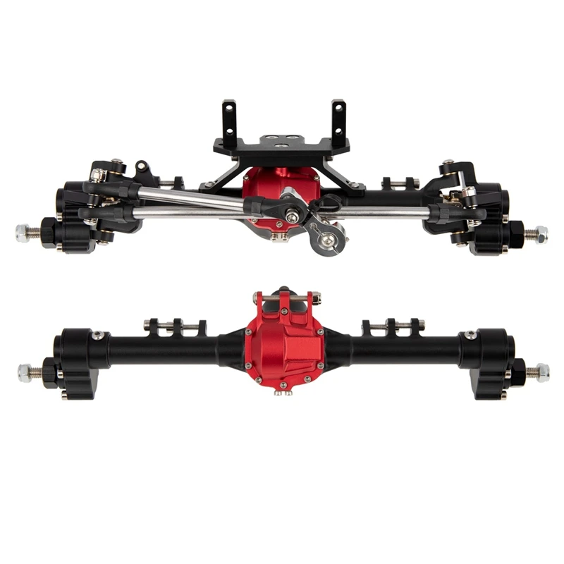 

Metal AR44 Front And Rear Portal Axle Set For Axial SCX10 SCX10 II 90046 90047 1/10 RC Crawler Car Upgrade Parts