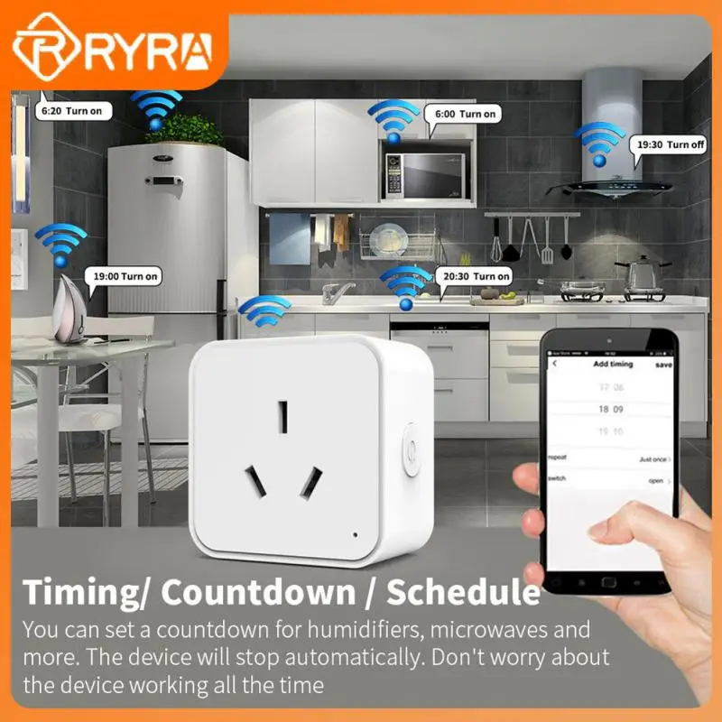 

Tuya Zigbee Smart Socket Smart Life App Smart Plug Voice Control Timing Function Tuya Zigbee3.0 Smart Home Socket Outlet