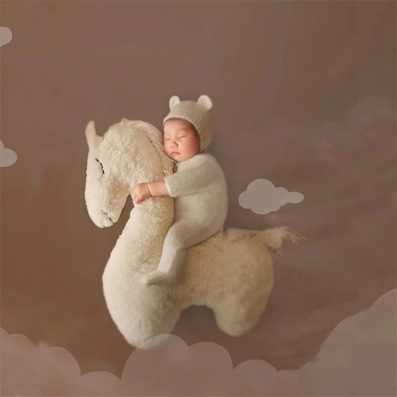 Студийные аксессуары для фотосъемки новорожденных с изображением подушки