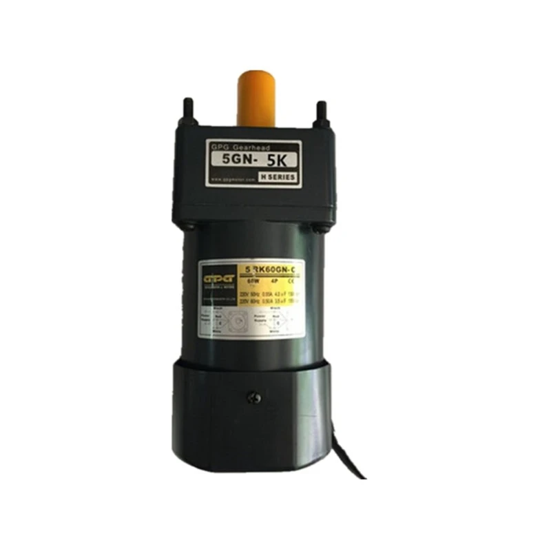 

60W 220v electric speed reducer ac motor 5RK60GN-C/5GN 40K