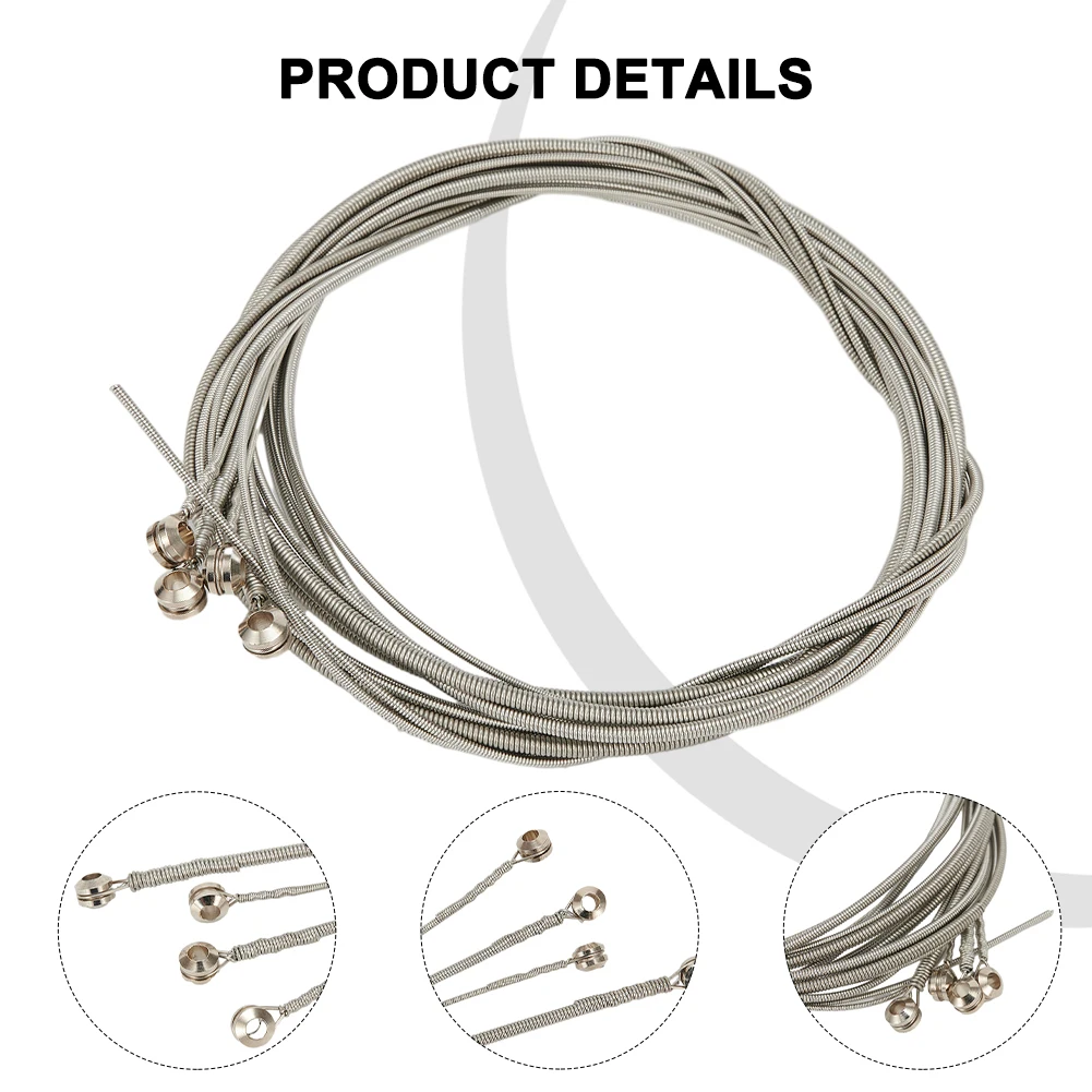 

1Set Bass Strings Steel Cord For 4 Strings Electric Bass Replacement Accessories For Electric Bass Beginner 2023 Hot