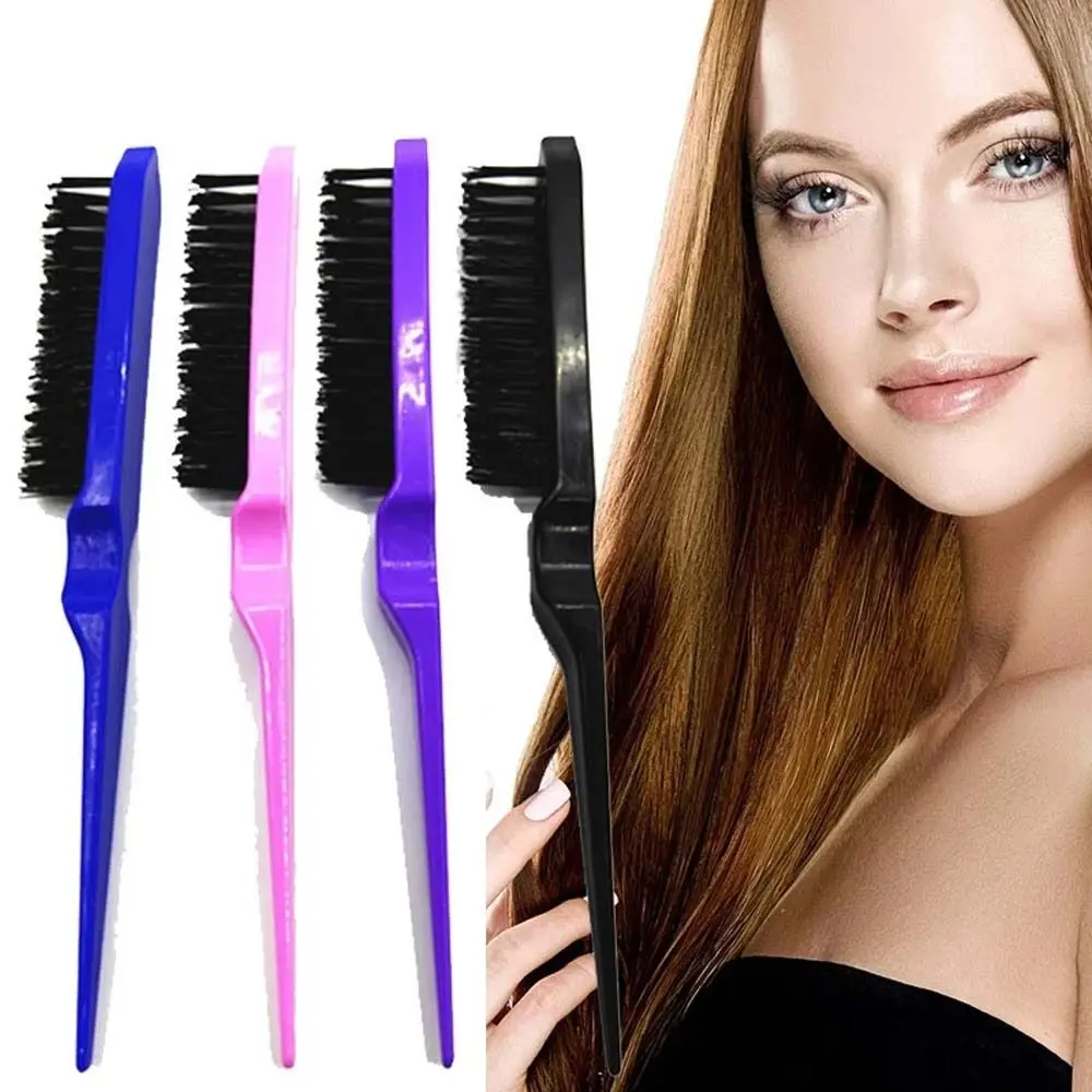 

1 Piece Of Professional Nylon Hairbrush Comb Slim Line Extension Hair Styling Tool