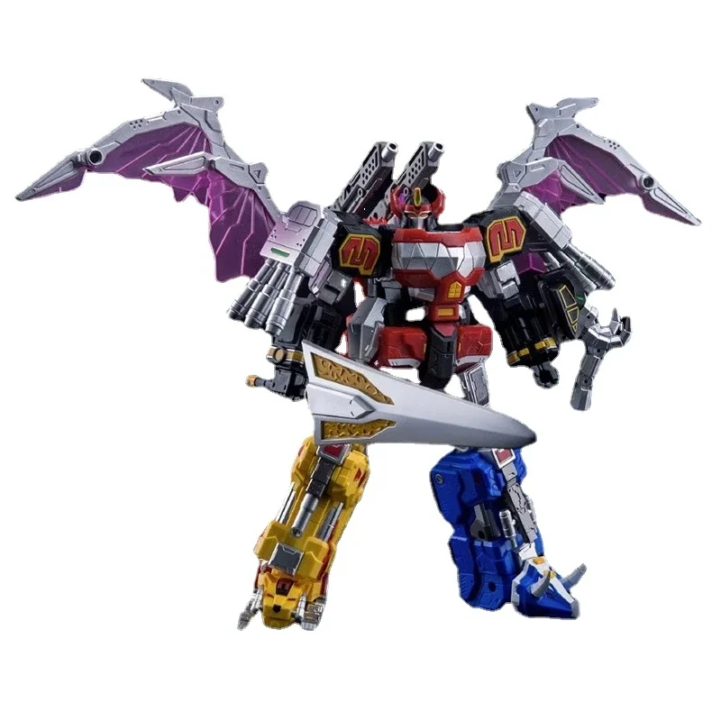 Фото Женская экшн-фигурка счастливого кота Megazord MICRO COSMOS MC03, дракон, Цезарь, могучий морфин, Power TEAM, аниме №1