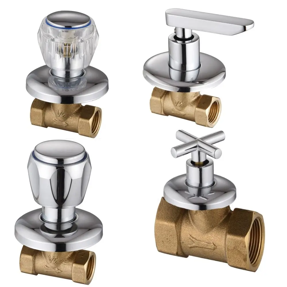 

Латунный запорный клапан для душа 1/2" 3/4"