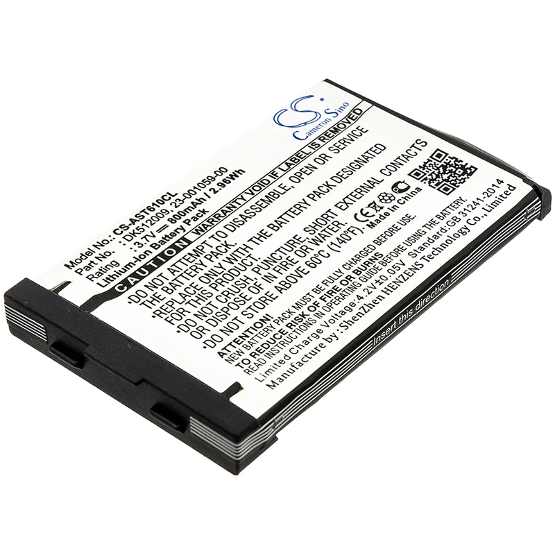 

CS 800mAh/2.96Wh battery for Aastra 600d,610d,612d,620d,622d,630d,632D,650c,DTS11 23-001059-00,23-001080-00,A600ST1