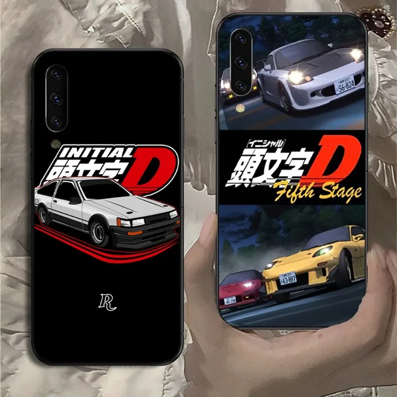 Initial D AE 86 GTR Phone Case For Samsung Note 9 10 20 Plus Pro Ultra J6 J5 J7 J8 Soft Black Phone Cover