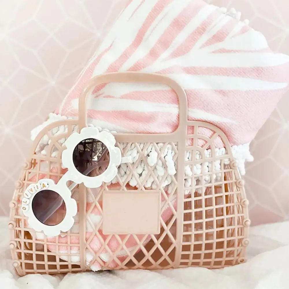 

New Wash Storage Personalized Plastic Shopping Basket Bridesmaid Bags Shower Basket Tote Bags For Home