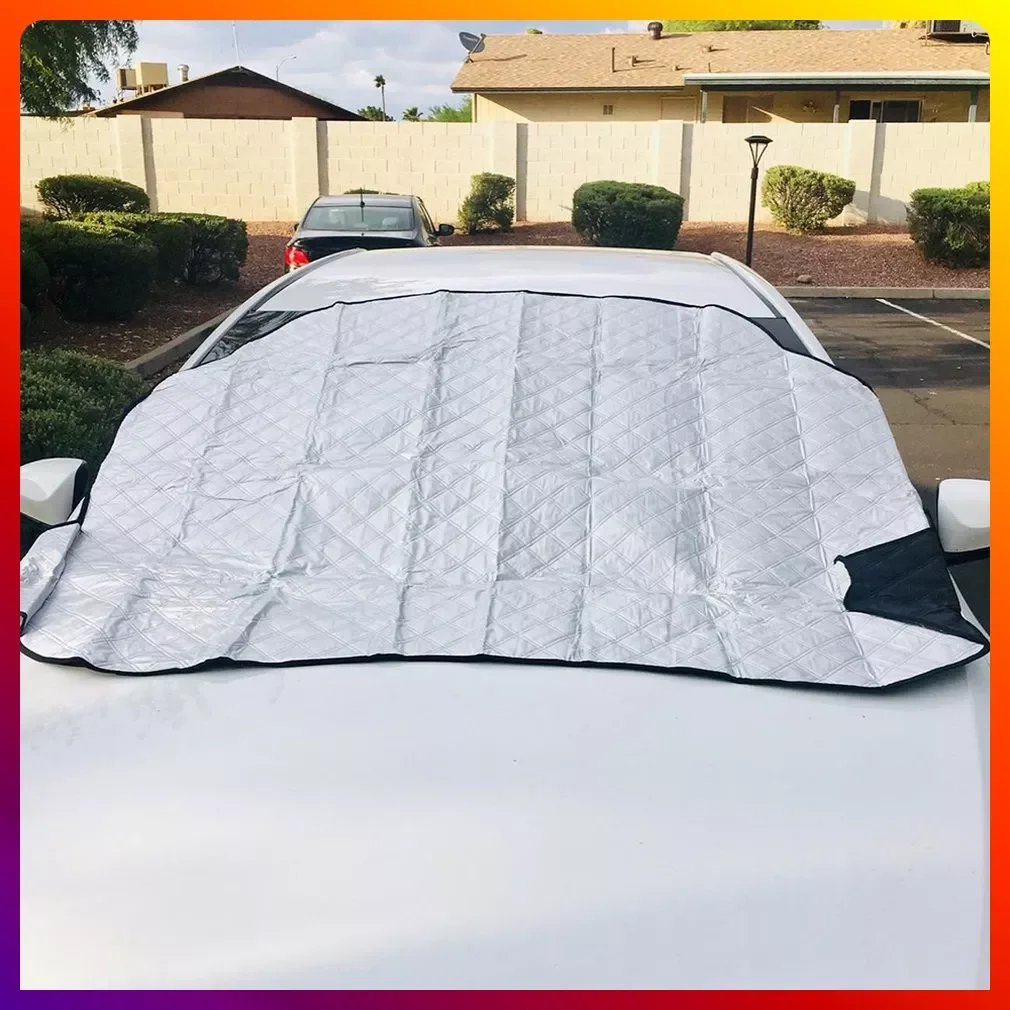 

Universal automobile snow shield front sunshade and snow-proof heat insulation cover