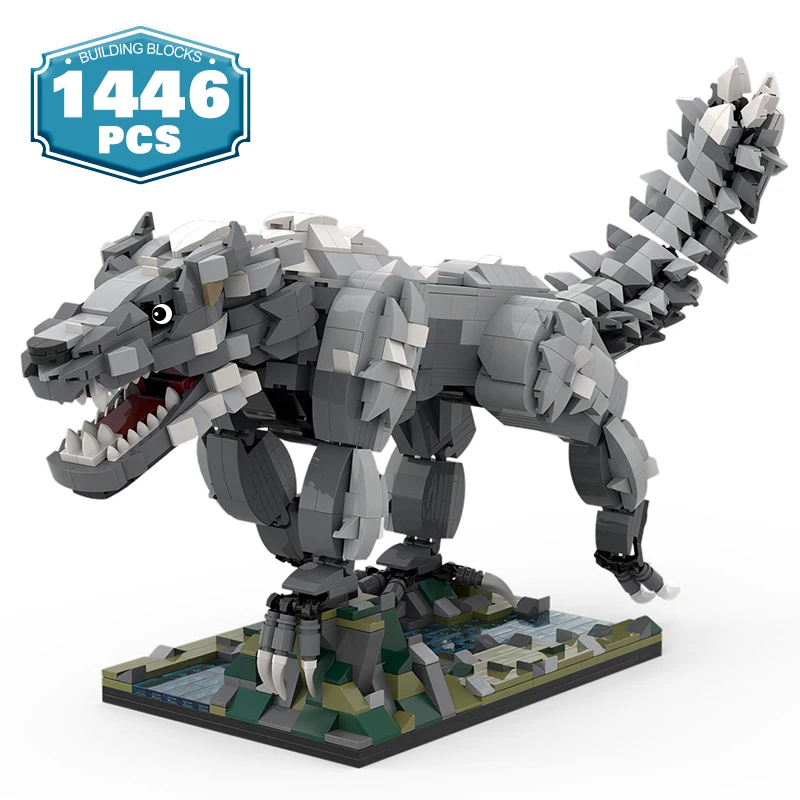 

Конструктор MOC Ideas для мальчиков, Скандинавская мифология, демократор солнца, Fenrired Giant Wolf, монстр-файтинг