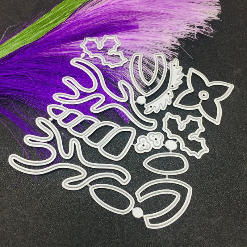 

Christmas Antlers Etching Metal Cutting Dies DIY Scrapbook Greeting Cards Cutout Wedding Party Craft Embossing Decorat Stencils