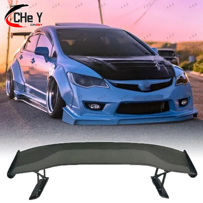 Для Honda Civic 2006-2012 General Motors стиль fd2 крыло спойлер из углеродного волокна багажный