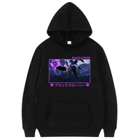 japanese manga asta black clover print hoodie men anime harajuku loose hoodies mens streetwear male oversized hooded sweatshirts