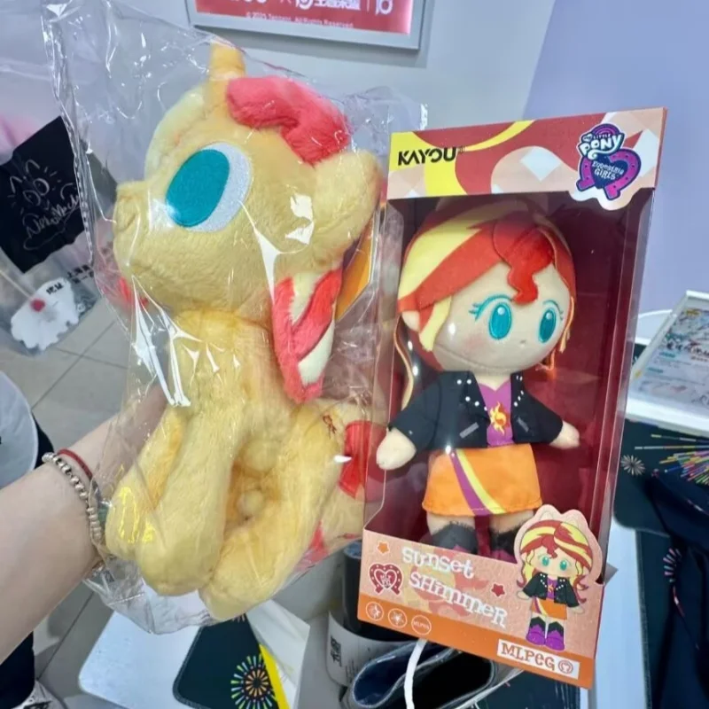 Фото Плюшевая игрушка Kayou My Little Pony из серии «Мой маленький пони»: Старлайт Глаймер, Сансет Шиммер – персонажи аниме, сувениры, праздничные подарки №1
