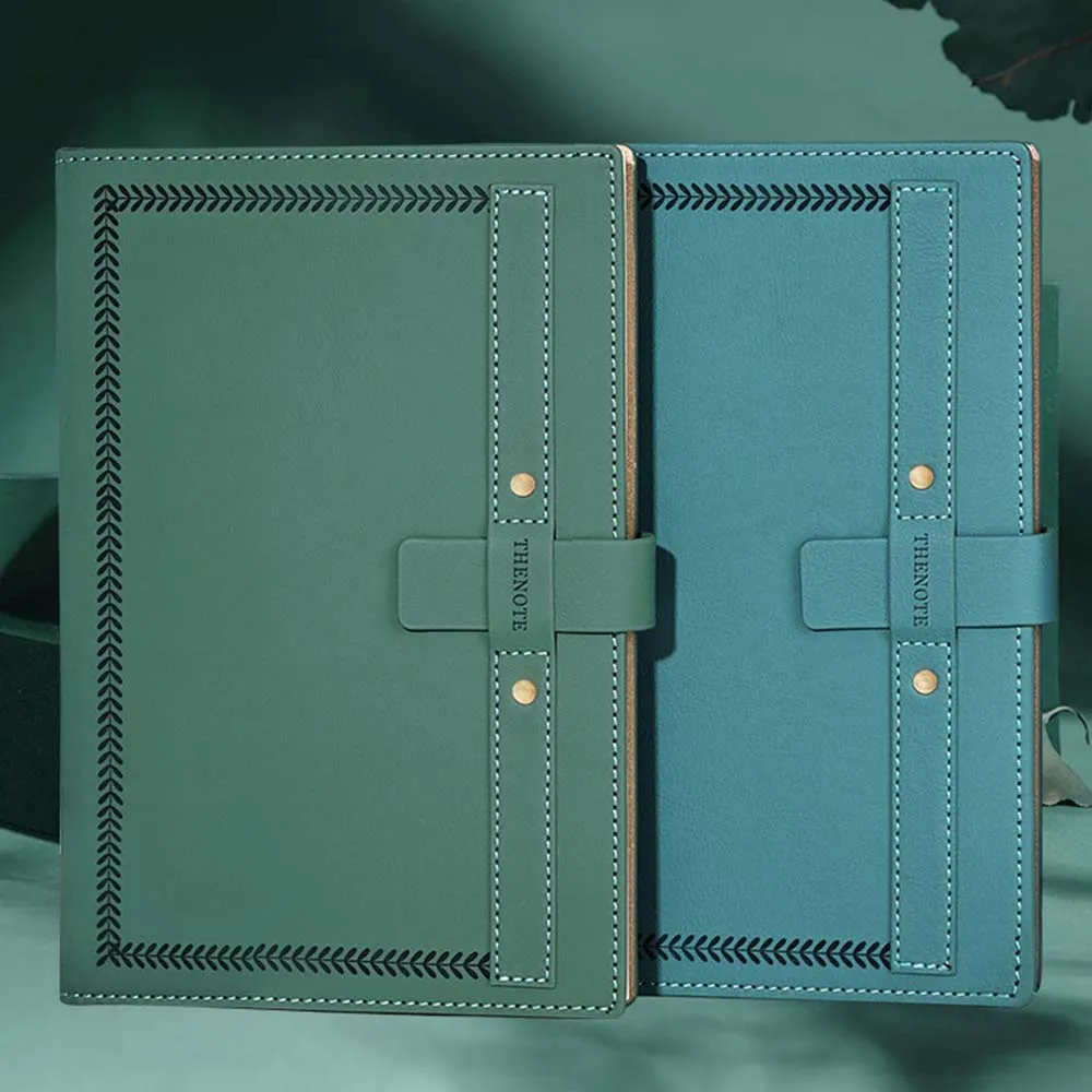 

B5 Thickened Leather Notebook Meeting Record Notepad Travelers Journals Business Office Work Notebooks School Stationary Supplie