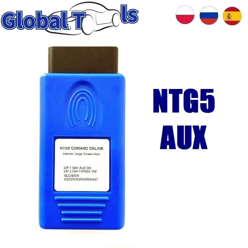 

NTG5 COMAND ONLINE NTG5 OBD AUX IN&VIM ACTIVATION for C/GLC/S/V CLASS W205 X253 W222 W447 NTG 5 AUX For MB NTG5 Activator Tool