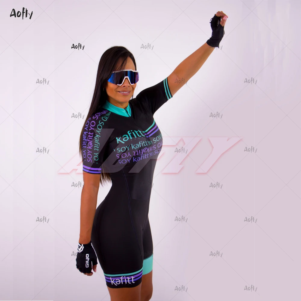 

2020 Yo soy Kafit Women‘s Triathlon Cycling clothes Skinsuit sets Macaquinho Ciclismo Feminino MTB BIKE Clothing Jumpsuit kits