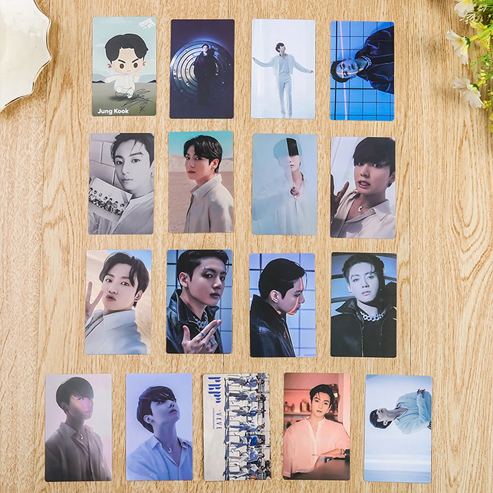 

17Pcs/Set KPOP Bangtan Boys Proof Album Concept Photo Cards Doubls-Sided Selfie LOMO Cards JungKook JIMIN Fans Collections C2