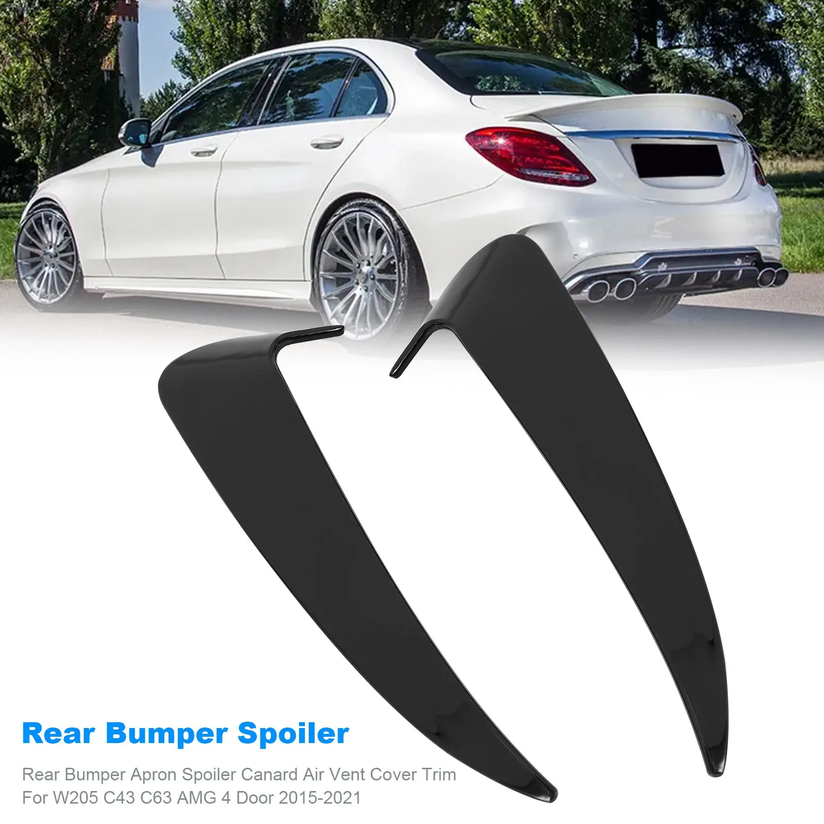 Передний бампер передний спойлер утка Крышка вентиляционного отверстия отделка