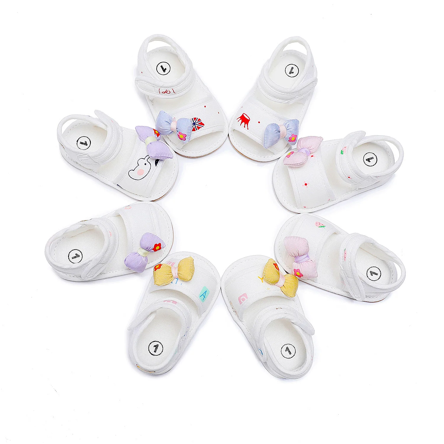 

Summer Style Baby Girls Sandals Soft TPR Sole Infant First Walkers Toddler Princess Shoes Bebe Beach Shoes Crib Shoes