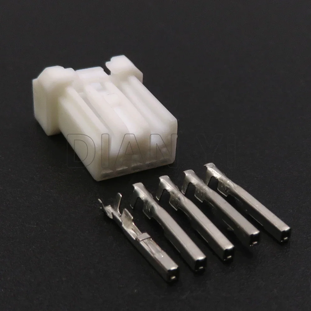 

1 комплект 5-контактных автоматических электрических разъемов переменного тока в сборе, розетки для управления системой автоматического запуска и остановки для Honda CRV XRV