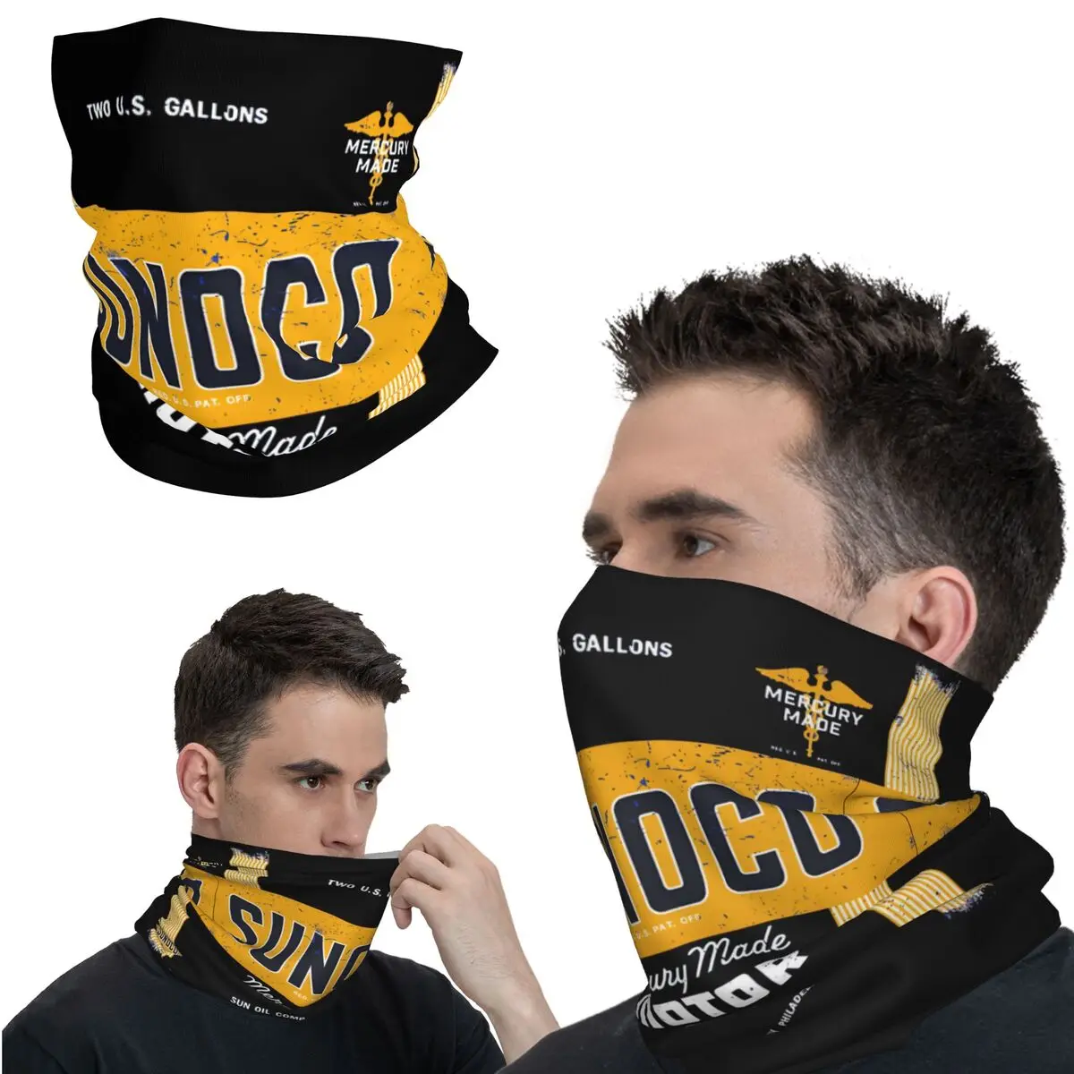 Моторное масло Sunoco бандана на шею мотоциклетный клуб маска для лица