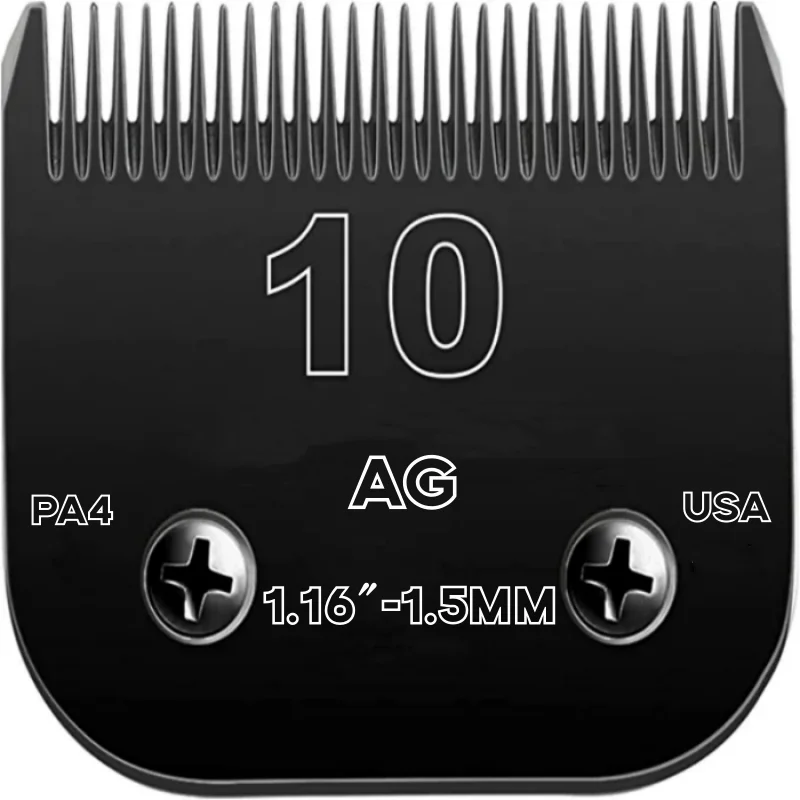10# Black Blade Dog Grooming, Made of Steel Blade and Stainl