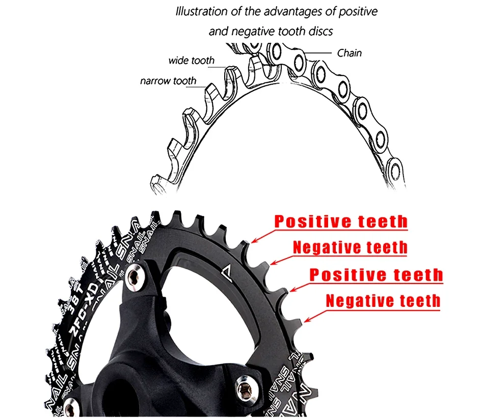 Велосипедный Кривошип 104BCD MTB квадратный из алюминиевого сплава 170/175 мм Узкие