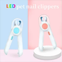 pet grooming led cat dog nail clippers clipper for animals nail supplies professionals nail file rabbit cat trimmer dogs clipper