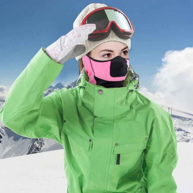 Thermal Fleece Neck Gaiter Winter Masks Hiking, Skiing, Cycling (Unisex) Warm Fleece Mask 3