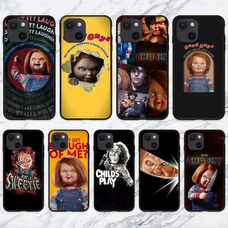 

Милый чехол для телефона с рисунком из фильма «ужасы», чехол для iPhone 11, 12, Mini, 13, 14 Pro, XS Max, X, 8, 7, 6s Plus, 5, SE, XR